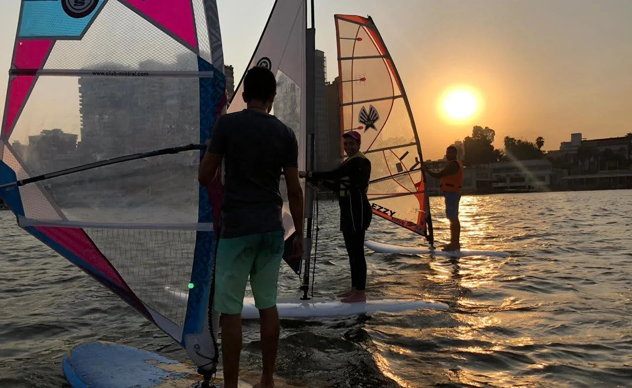 Intro to Windsurfing in the Nile