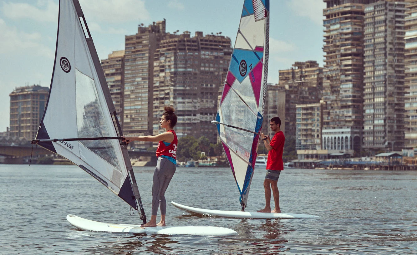 Intro to Windsurfing in the Nile